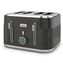 Breville Obliq 4S Toaster Black & Silver Image 1 of 6